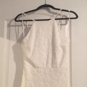 Lulu’s Ivory Formal Gown/Maxi Dress